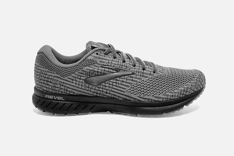 Brooks Revel 3 - Mens Road Running Shoes - Grey (23860XFPM)